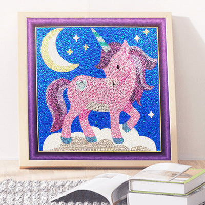 30cm 5D Diamond Painting Kit Stickers DIY Art Craft Kid Gift